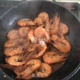 香辣虾（酱油炒虾）的做法步骤：9