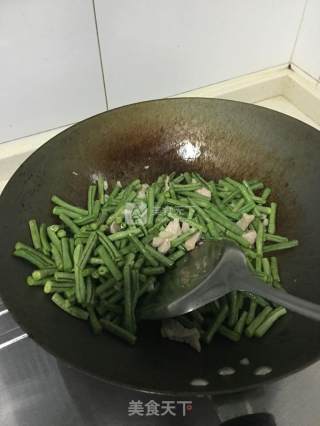 肉炒豇豆的做法步骤：5