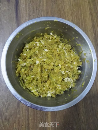 南瓜鸡蛋包子的做法步骤：10