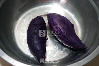 紫薯发糕的做法步骤：1