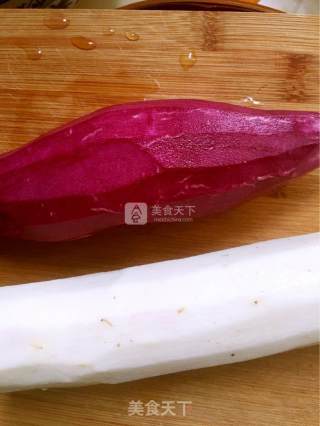 紫薯山药糕的做法步骤：1