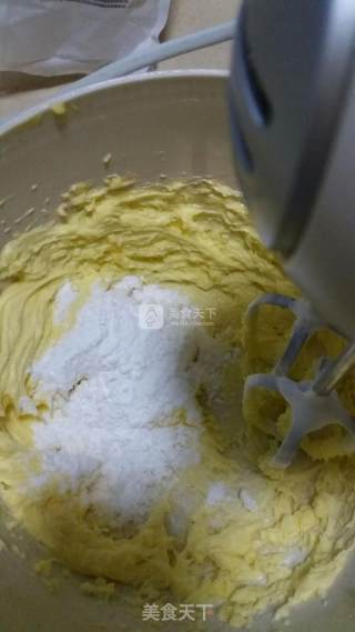 蔓越莓饼干的做法步骤：2