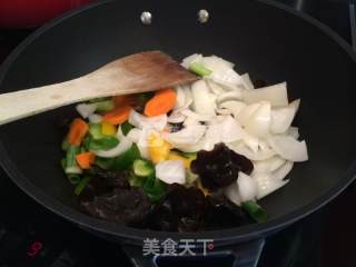 炒猪肝的做法步骤：4