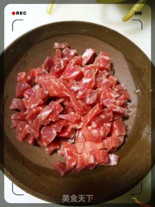 肉末酸豆角的做法步骤：3