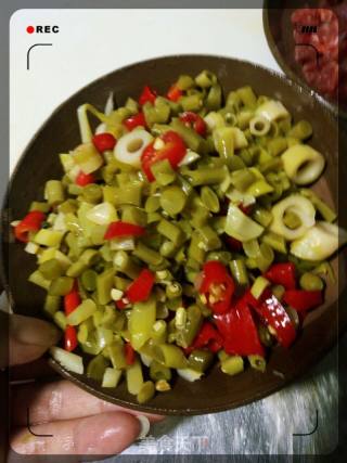 肉末酸豆角的做法步骤：4