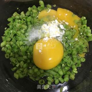 豆角煎蛋的做法步骤：3