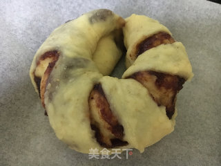 豆沙圈圈面包的做法步骤：6
