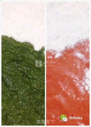 果蔬蝴蝶面-宝宝辅食的做法步骤：3