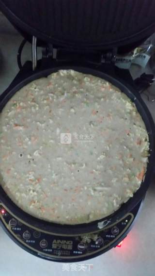荞面蔬菜饼的做法步骤：6