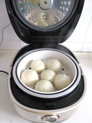 桂花豆沙包的做法步骤：21