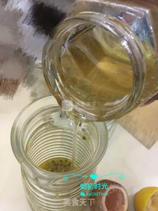 热带水果茶-百香果柠檬绿的做法步骤：7