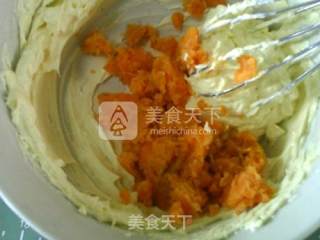 番薯红糖乳酪小蛋糕的做法步骤：6