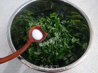 红薯叶窝头——#铁釜烧饭就是香#的做法步骤：5