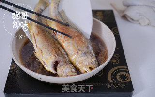 酱烧小黄鱼的做法步骤：6