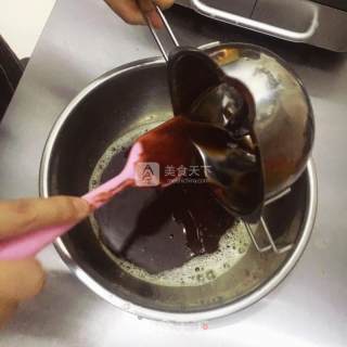 法式熔岩巧克力月饼/蛋糕的做法步骤：4
