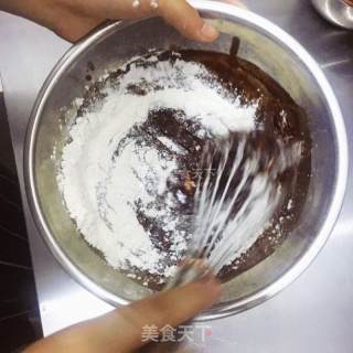 法式熔岩巧克力月饼/蛋糕的做法步骤：5