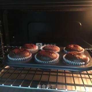 法式熔岩巧克力月饼/蛋糕的做法步骤：8