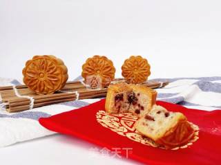 蔓越莓月饼的做法步骤：9