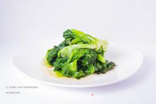 鱼露炒唐生菜的做法步骤：10