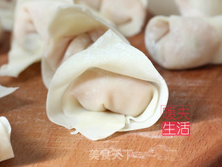 鲜肉鲜虾馄饨 云吞的做法步骤：7