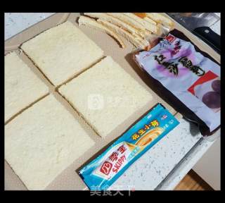 西多士的做法步骤：1