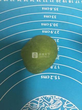芝心榴莲冰皮月饼的做法步骤：10