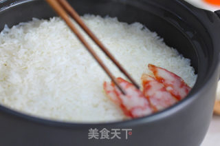 腊味煲仔饭的做法步骤：4