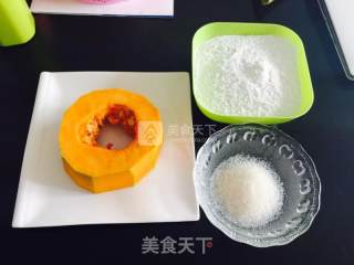 南瓜饼的做法步骤：1