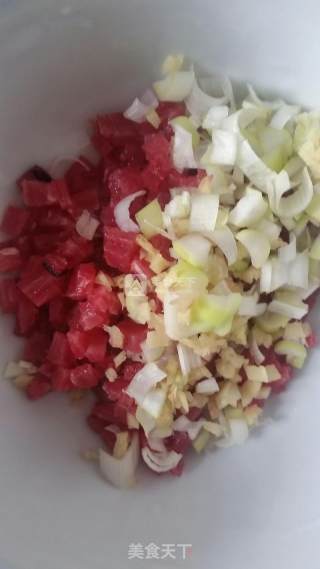 牛肉菜心粥—小恙后补力气！的做法步骤：4