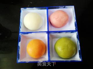 果味多彩冰皮月饼的做法步骤：14