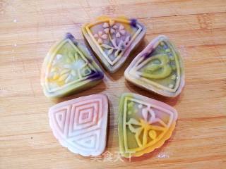 果味多彩冰皮月饼的做法步骤：21