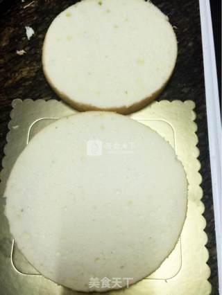 永远爱你水果蛋糕的做法步骤：6
