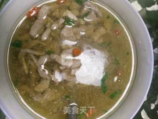 猪肝肉末汤的做法步骤：4