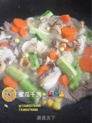 石斑花胶青瓜煲的做法步骤：6