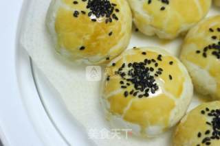 苏式月饼金腿伍仁酥的做法步骤：14