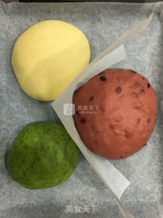 方形西瓜小餐包的做法步骤：7