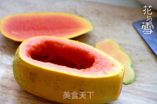 经典木瓜炖雪蛤的做法步骤：8