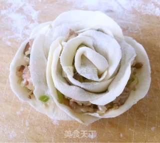 玫瑰蒸饺的做法步骤：5