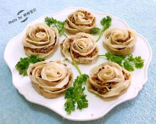 玫瑰蒸饺的做法步骤：9