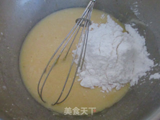 奶黄肉松蛋黄酥的做法步骤：3