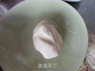 奶黄肉松蛋黄酥的做法步骤：9
