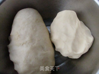 奶黄肉松蛋黄酥的做法步骤：13