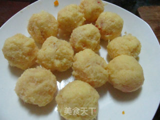 奶黄肉松蛋黄酥的做法步骤：17