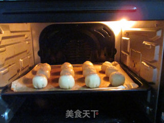奶黄肉松蛋黄酥的做法步骤：20