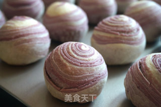 豆沙蛋黄酥皮月饼的做法步骤：28