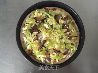 鲜虾披萨的做法步骤：14