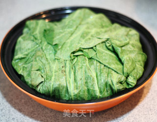 跟清新沾边的肉肉饭---荷叶鸡饭的做法步骤：14