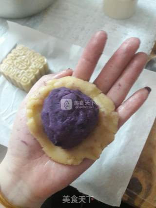 紫薯月饼的做法步骤：5