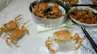正宗盘锦河蟹的做法步骤：3