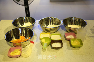 不一样的黄金月饼酥的做法步骤：1